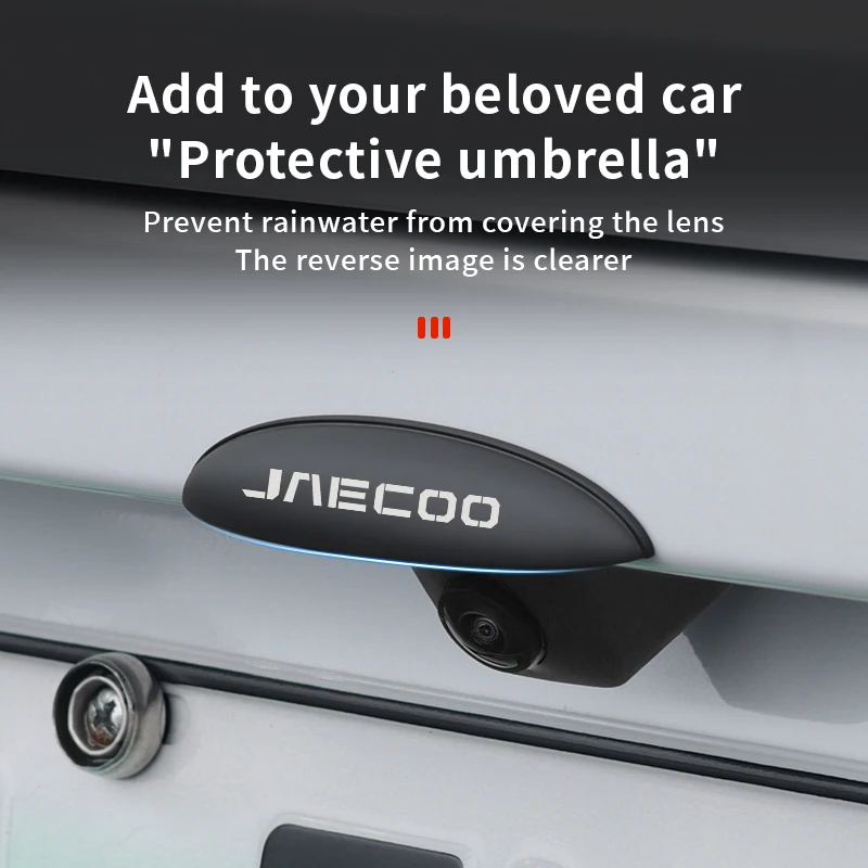 Auto Rückfahr Hinten Kamera Regen Abdeckung ABS Regen-Proof Auto Reverse Kamera Für Chery Jaecoo J6 J7 J8 Phev J7 Phev 5EV J67 J5 Image