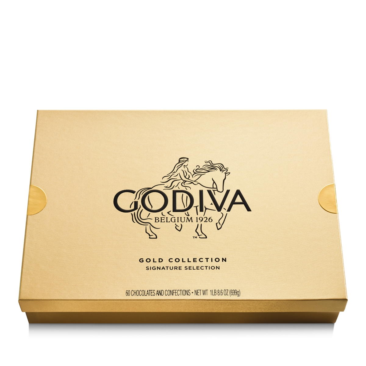 Godiva Chocolatier Assorted Chocolate Gold Gift Box, 60 Piece