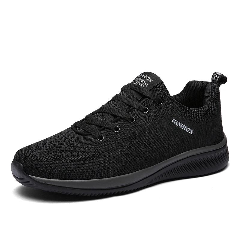 Light Men Sneakers Breathable Mesh Casual Shoes For Men Summer Sport Shoes For Running Plus Size 39 47 Walking Footwear black 11