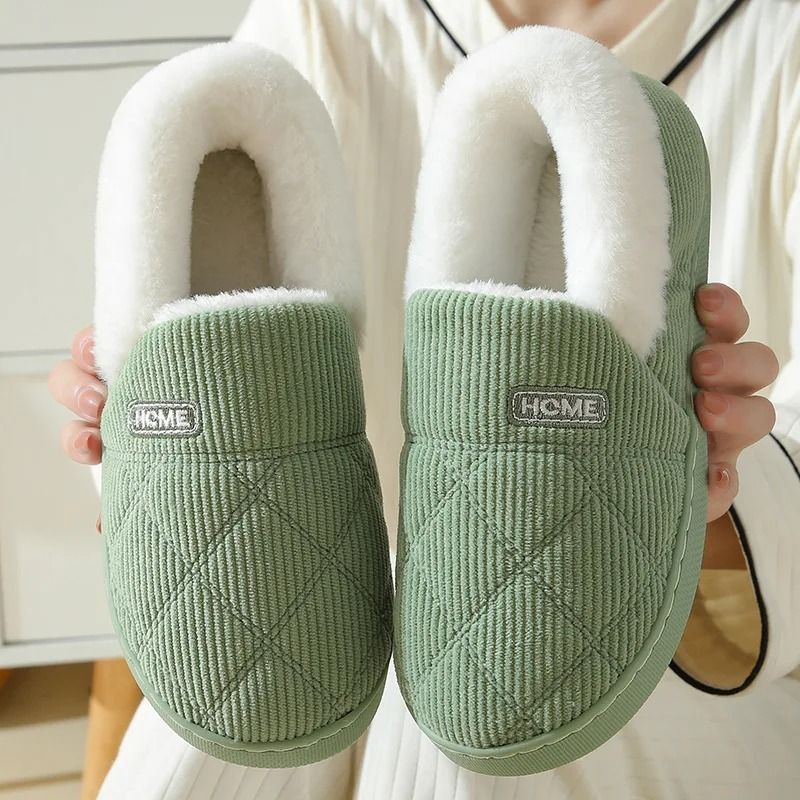 Comwarm Women Winter Plush Fur Slippers With Thick Soft Sole And Anti Slip Design For Indoor And Outdoor Use us 8 b pink