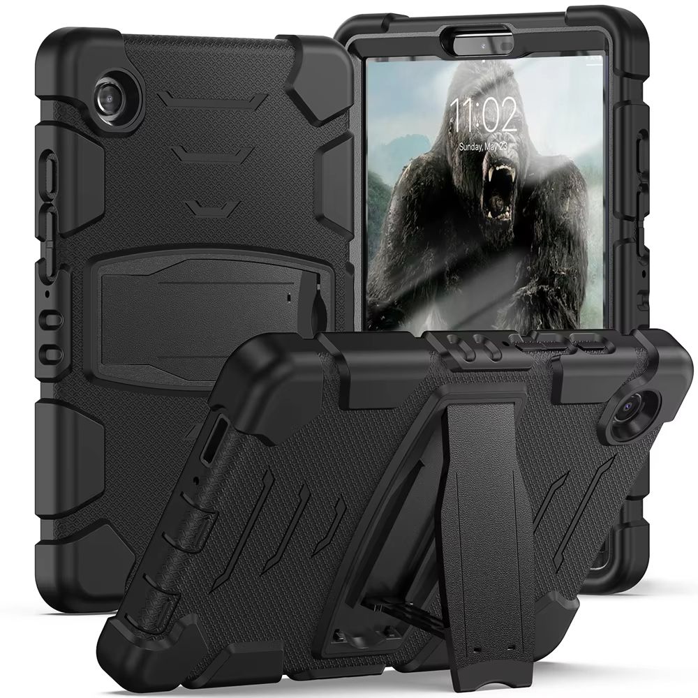 Heavy Duty Rugged Armor Case For Samsung Galaxy Tab Shockproof Silicone Protective Cover black a9 8.7 Inch