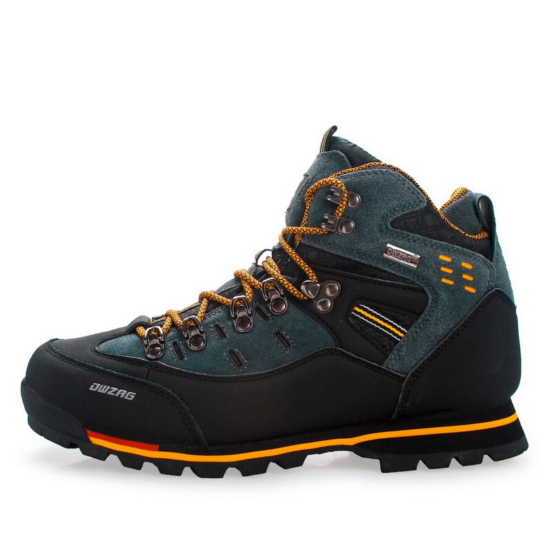 Mens Hiking Shoes Outdoor Mountain Climbing Sneakers, Durable Fashion Casual Snow Boots For Winter Trekking & Outdoor blue 44