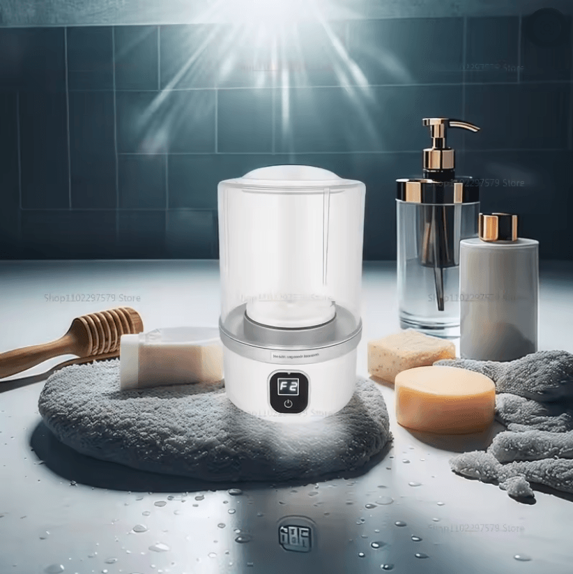 FreshSpin Portable Mini Washing Machine For Travel And Small Spaces green