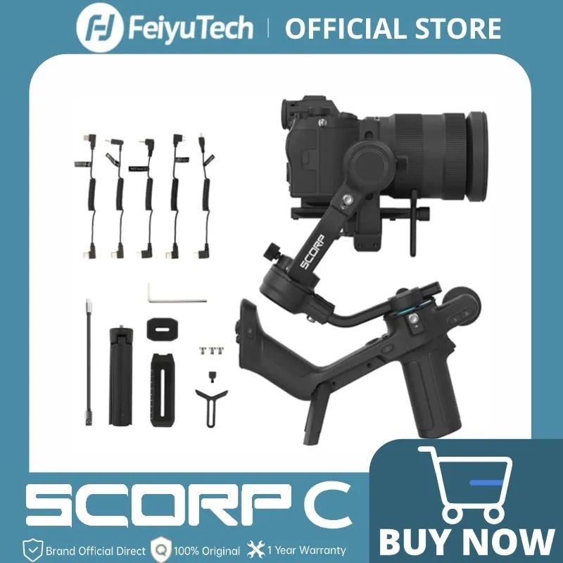 FeiyuTech SCORP C 3 Axis Handheld Gimbal Stabilizer For DSLR Cameras FeiyuTech SCORP C 3 Axis Handheld Gimbal Stabilizer For DSLR Cameras