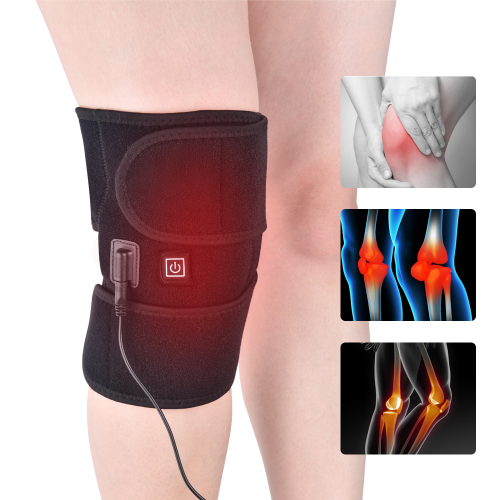 Thermal Therapy Heated Knee Brace USB, Electric Knee Heating Pad, Joint Pain Relief, Arthritis Support, Leg Warmer Thermal Therapy Heated Knee Brace USB, Electric Knee Heating Pad, Joint Pain Relief, Arthritis Support, Leg Warmer
