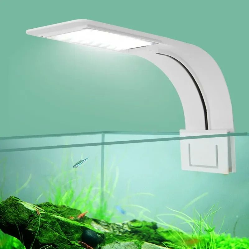 Super Slim LED Aquarium Light With Clip On Design us Plug x5w bw