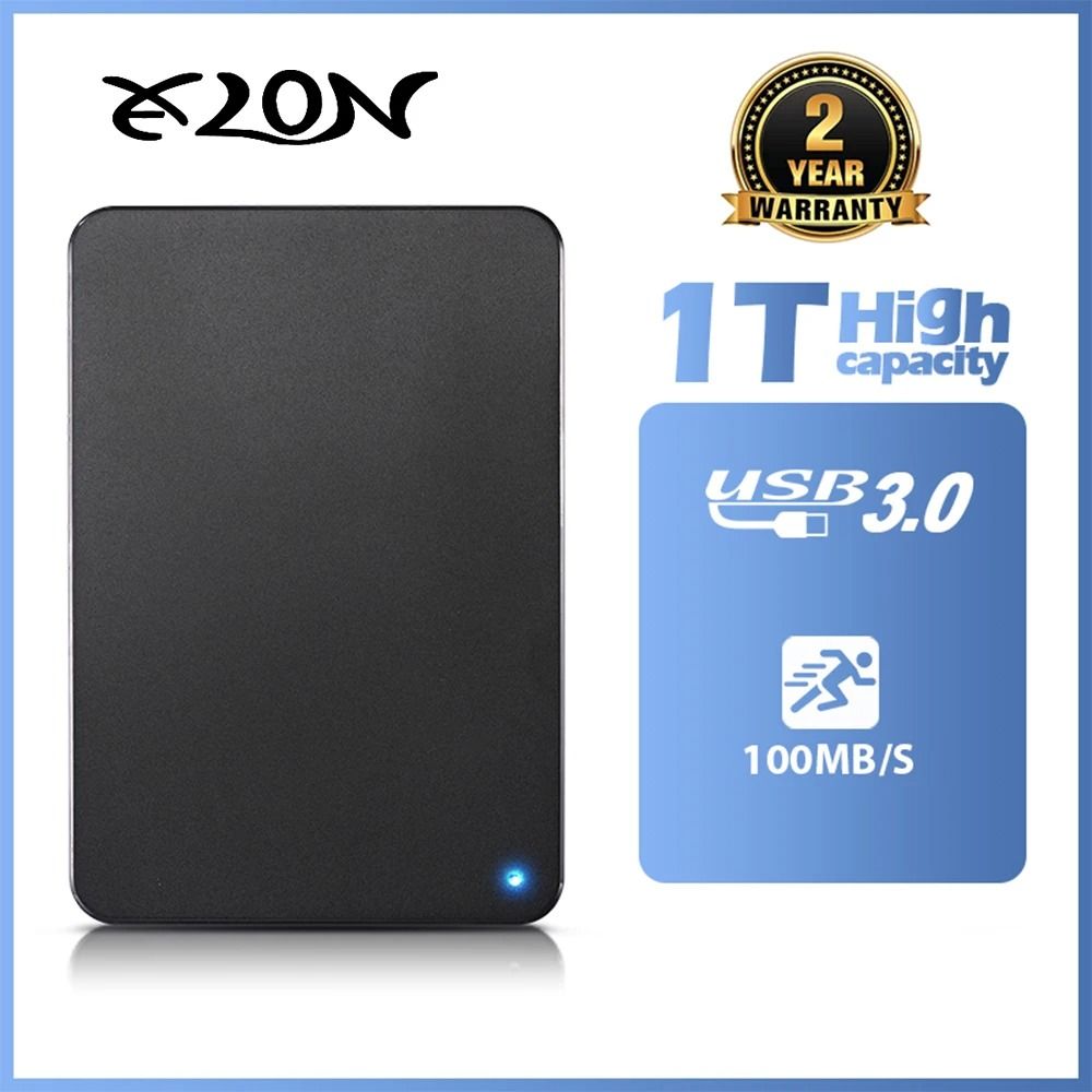 Portable External Hard Drive USB 3.0 High Speed HDD For Laptop PC MacBook PS4 PS5 250gb