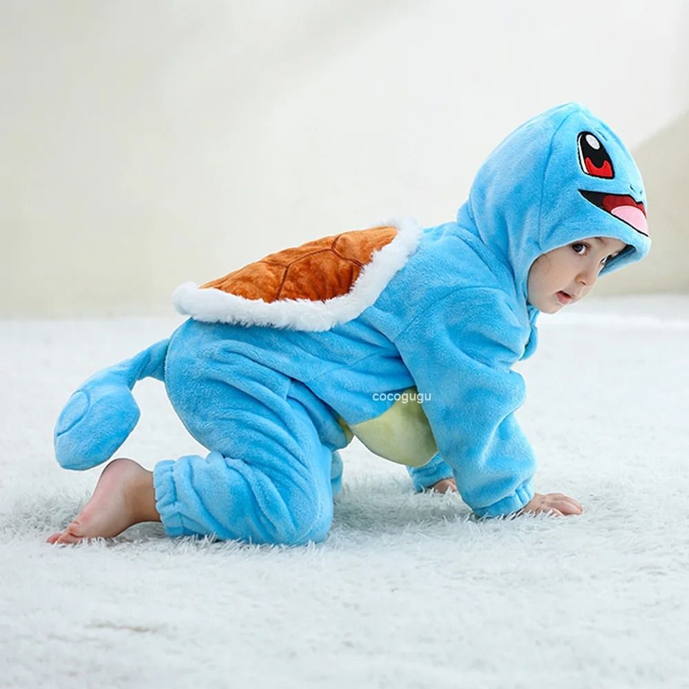 Pokemon Baby Romper Costume Onesie Kigurumi Pajama Outfit For Infants And Toddlers 03 Years 3m gengar