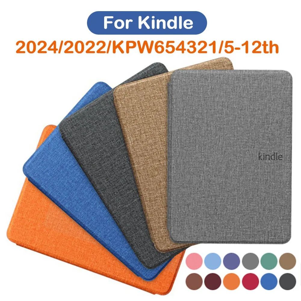 Magnetic Case For Kindle 20122024 Generations 6 6.8 7 Inch Protective Cover dp75sdi Kpw 1 2 3 grey