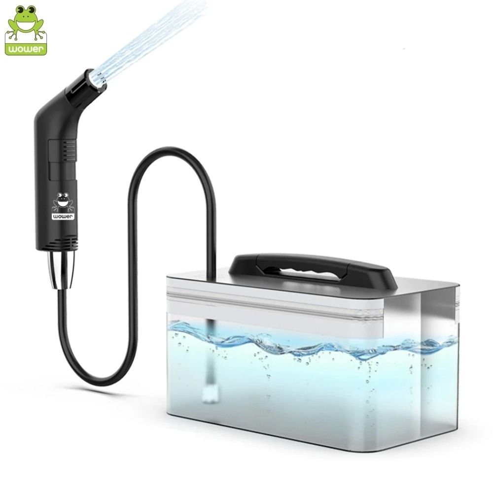 Portable Electric Bidet With Rechargeable Spray And 2.3L Tank For Travel And Camping black 2m Hose