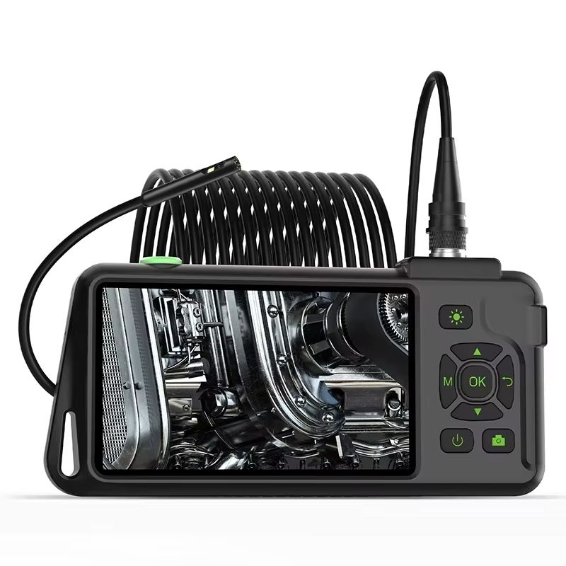 5 Inch IPS Screen Industrial Endoscope Camera HD 1080P Autofocus Borescope With Waterproof Lens Options 2m 8mm Autofocus Lens