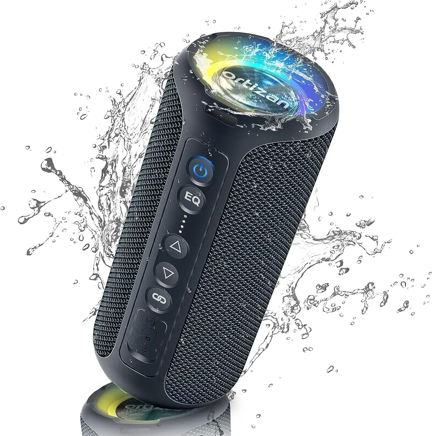 Ortizan X8 Pro Bluetooth Speaker 40W Stereo Sound With Deep Bass And 30 Hour Playtime black