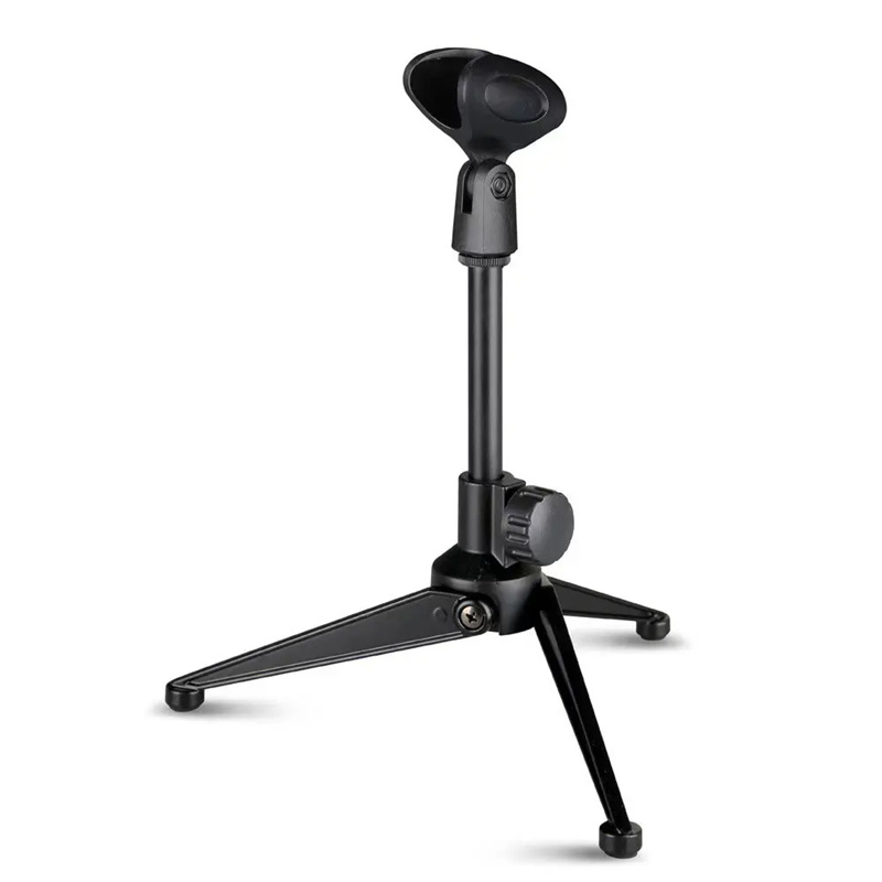 Mini Portable Microphone Stand, Desktop Tripod Adjustable Mic Clip, Universal Lightweight Bracket Mini Portable Microphone Stand, Desktop Tripod Adjustable Mic Clip, Universal Lightweight Bracket
