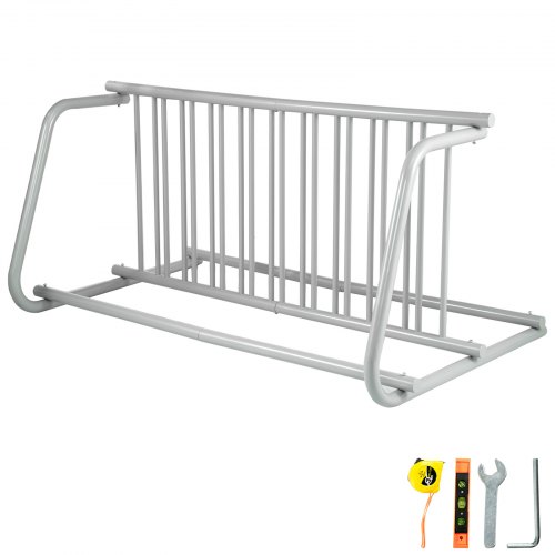 59" Length All Steel Grid Bike Rack, 10 Bike Capacity Dual Side Storage Stand For Garages, Streets, Yards & Bike Events 59" Length All Steel Grid Bike Rack, 10 Bike Capacity Dual Side Storage Stand For Garages, Streets, Yards & Bike Events