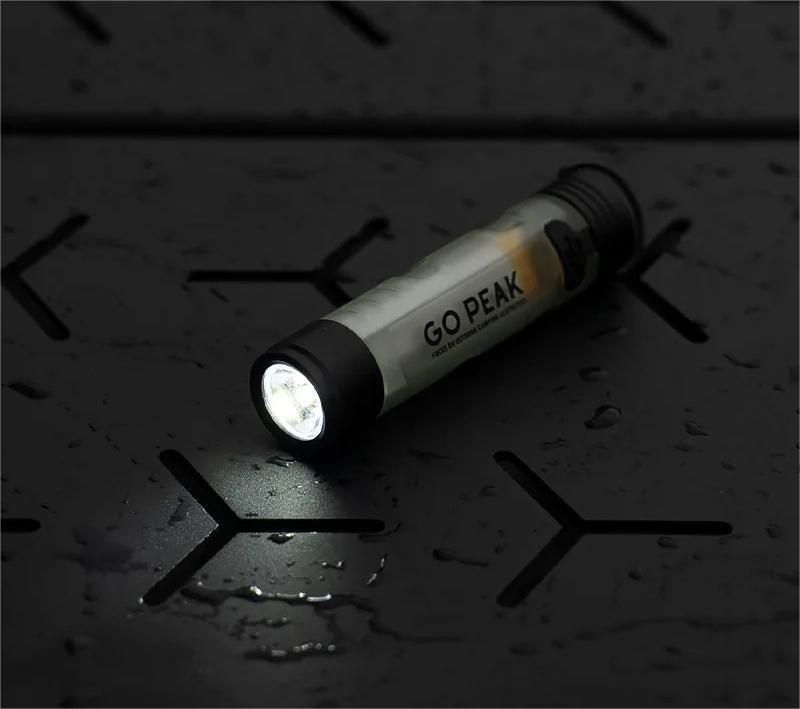 Mini LED Pocket Flashlight With Key Clip amber