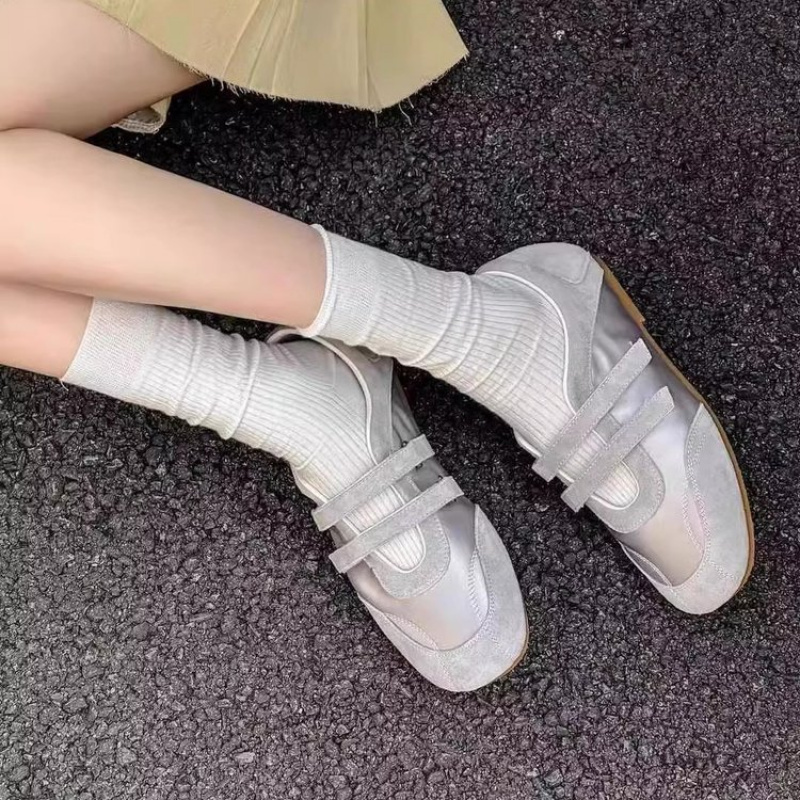 Womens Silver Gray Lace Up Sneakers, Lightweight Suede & Mesh Comfort Shoes With White Socks For Casual Wear yellow 38