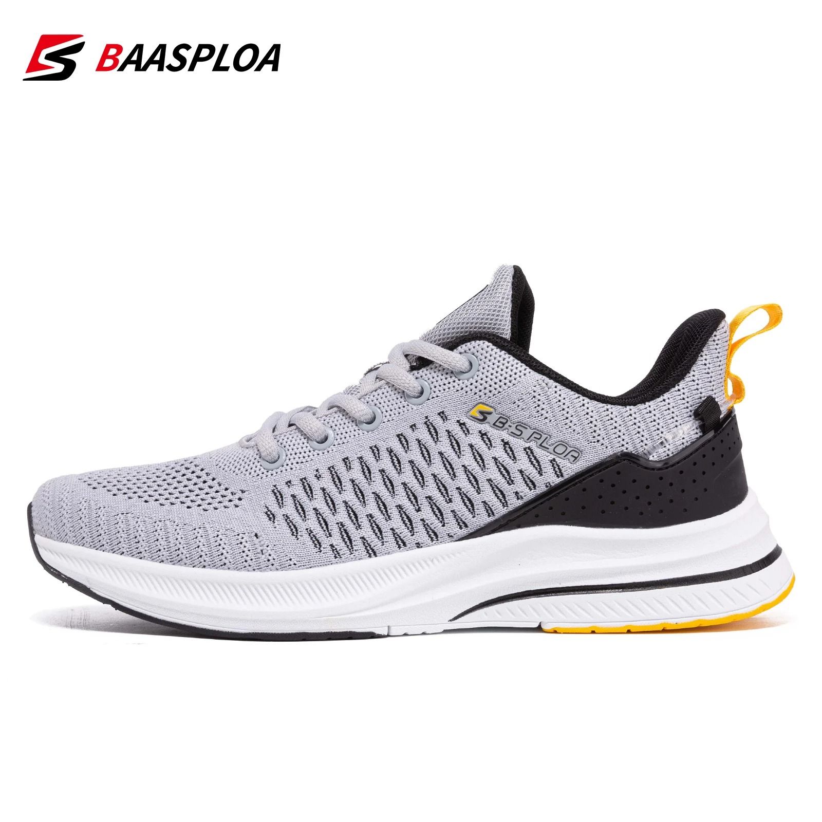 Lightweight Breathable Mesh Running Shoes For Men With Cushioned Sole And Lace Up Comfort For Casual Or Outdoor Sports us 10.5 black white