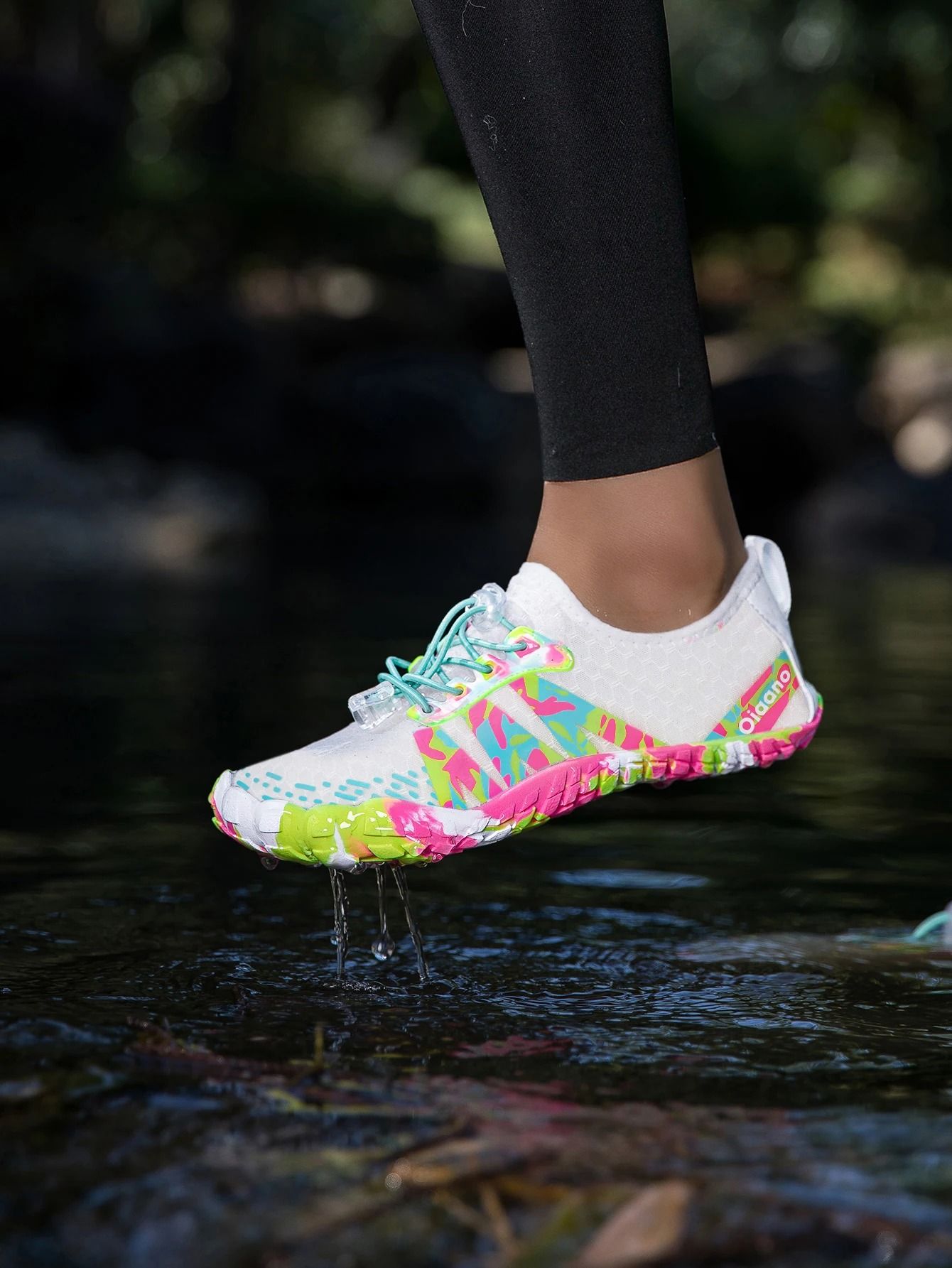 Unisex Water Shoes Lightweight Non Slip Outdoor Barefoot Sport Sneakers us Men 4.5 25 a3 Orange