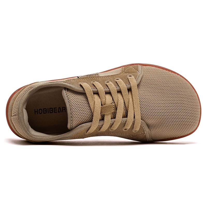 HobiStep Wide Toe Barefoot Running Shoes Unisex 9 brown