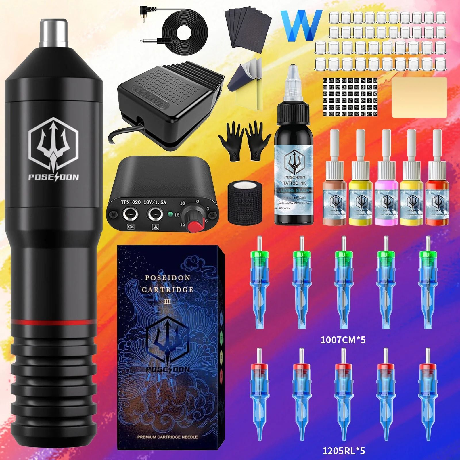 Professional Tattoo Pen Kit For Permanent Makeup And Body Art kit 1