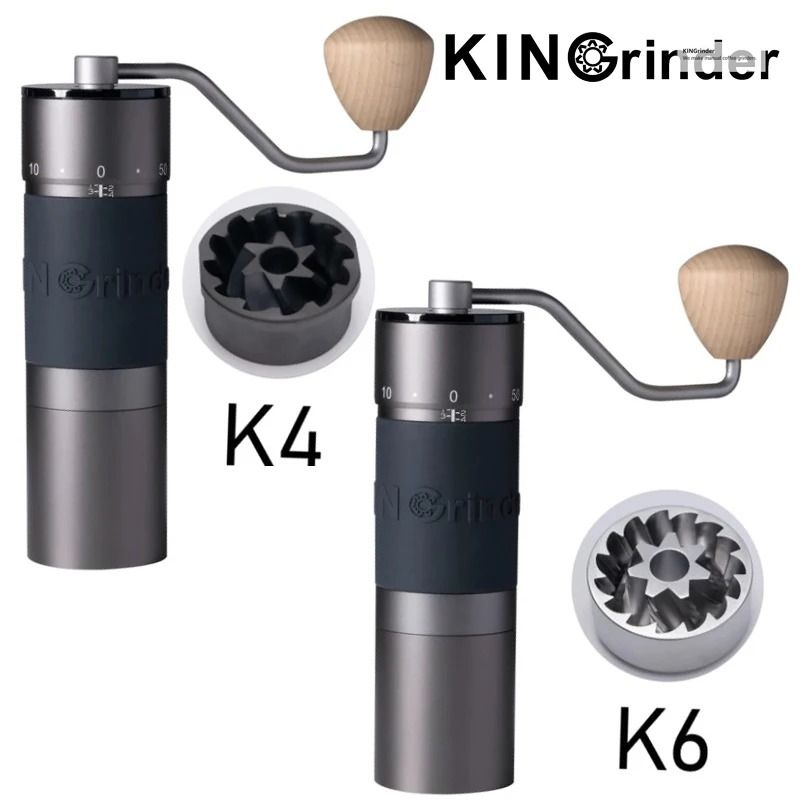Stainless Steel Manual Coffee Grinder With Titanium Burr For Portable Brewing k4