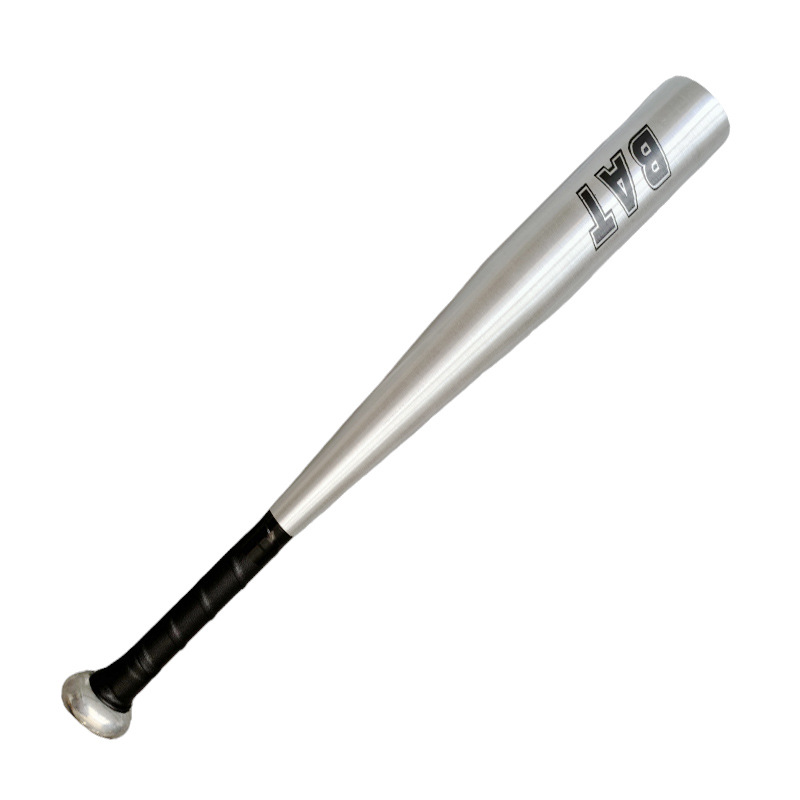 Aluminum Alloy Thickened Baseball Bat With Softball Gloves & Ball, Outdoor Sports, Home, Personal Self Defense Gear silver