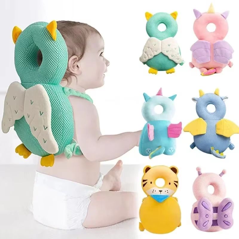 SafeTumble Toddler Head Protector Cushion Adjustable U Shape Safety Pad For 1 3 Year Olds rabbit no Button