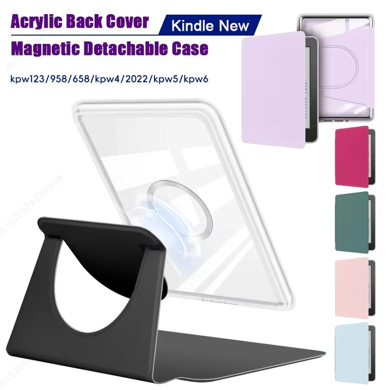 Magnetic Detachable Kindle Case Protective Pouch Cover For Paperwhite & Kindle Generations 612 black pq94wif 2018 Kpw4