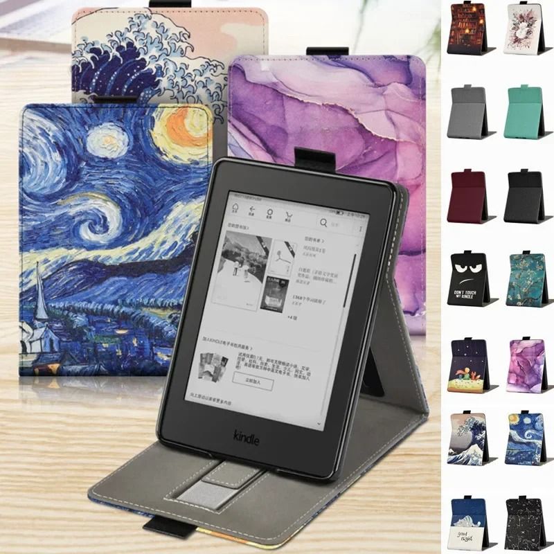Smart Auto Wake Sleep PU Leather Case For Kindle Paperwhite 6 To 12 Generations for J9g29r 2019 m