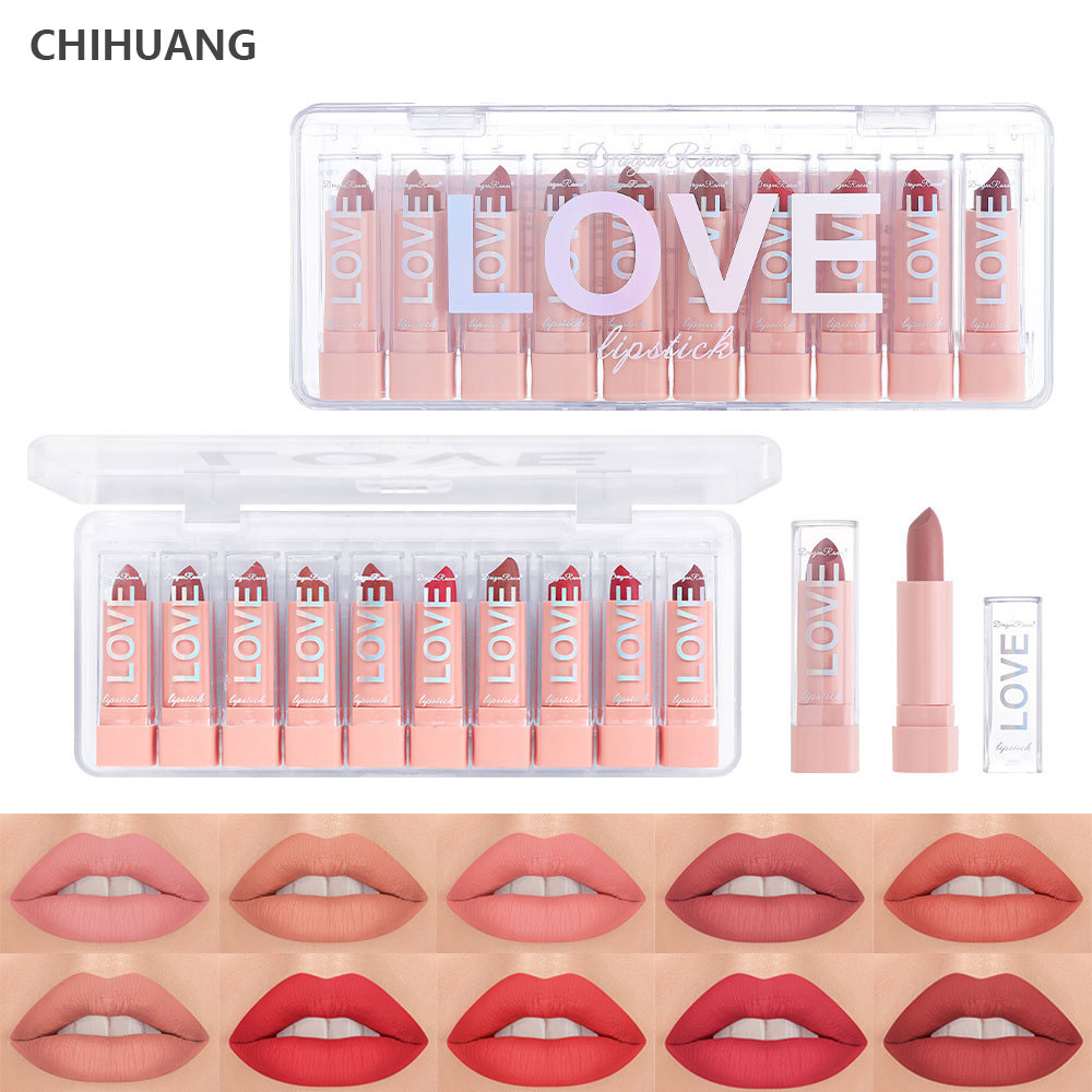 Matte Lipstick Kit Lip Gloss, Korean Cosmetics Lip Gloss, Long Lasting Makeup For Women Lip Pencil, Make Up Beauty Matte Lipstick Kit Lip Gloss, Korean Cosmetics Lip Gloss, Long Lasting Makeup For Women Lip Pencil, Make Up Beauty