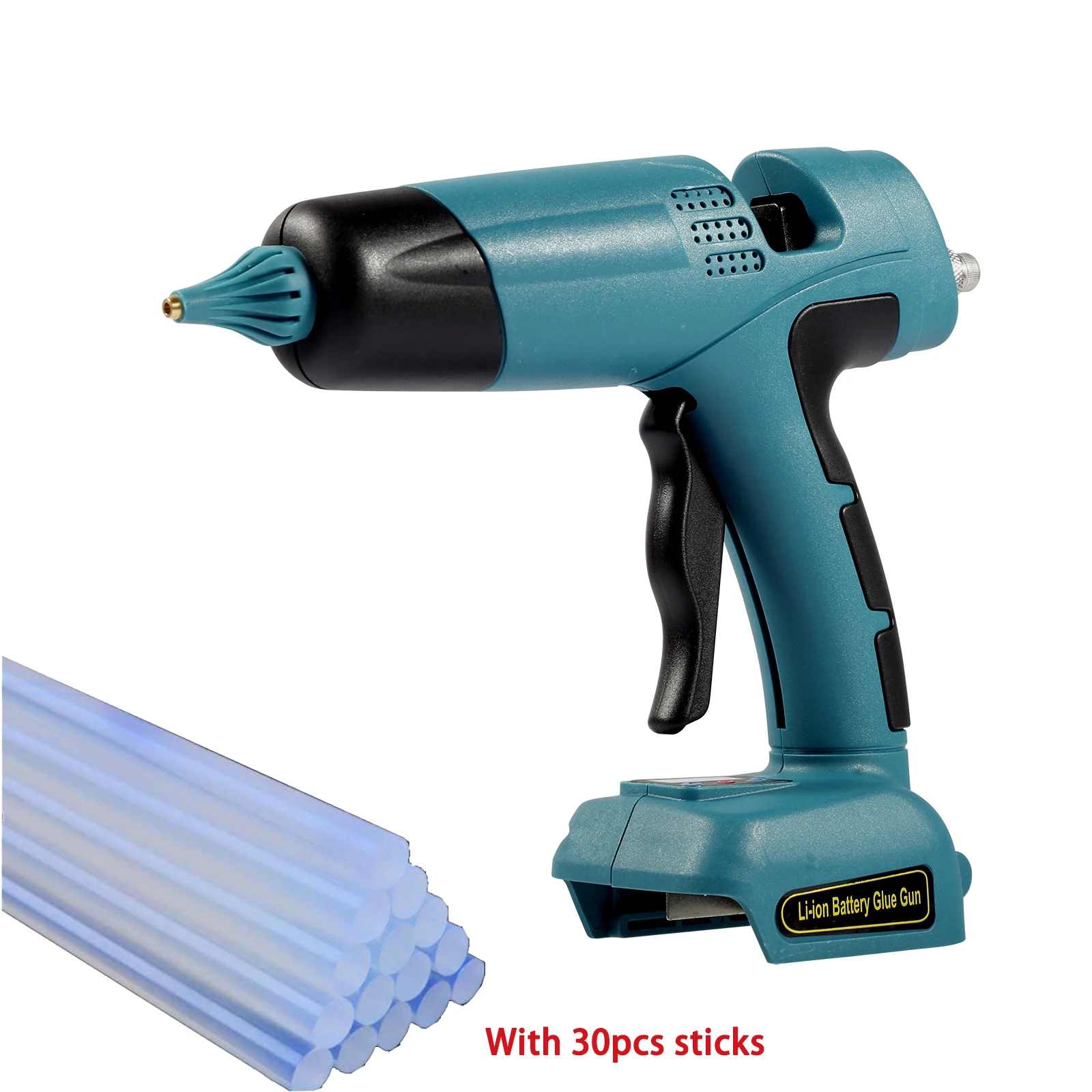 Cordless Hot Melt Glue Gun For Makita 18V Battery, DIY Electric Repair Tool, 11mm Glue Sticks For Crafts And Repairs with Sticks Set