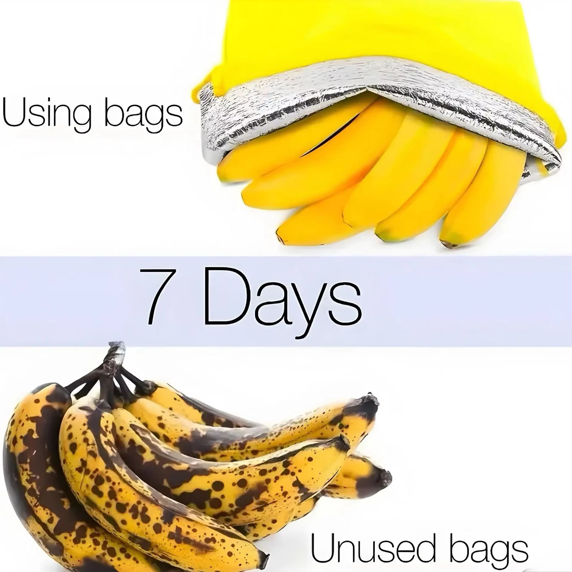 Reusable Banana Storage Bags Insulated Fresh Keeping Drawstring Pouch For Fruit And Vegetables, Durable Preserving Bag yellow 5pcs