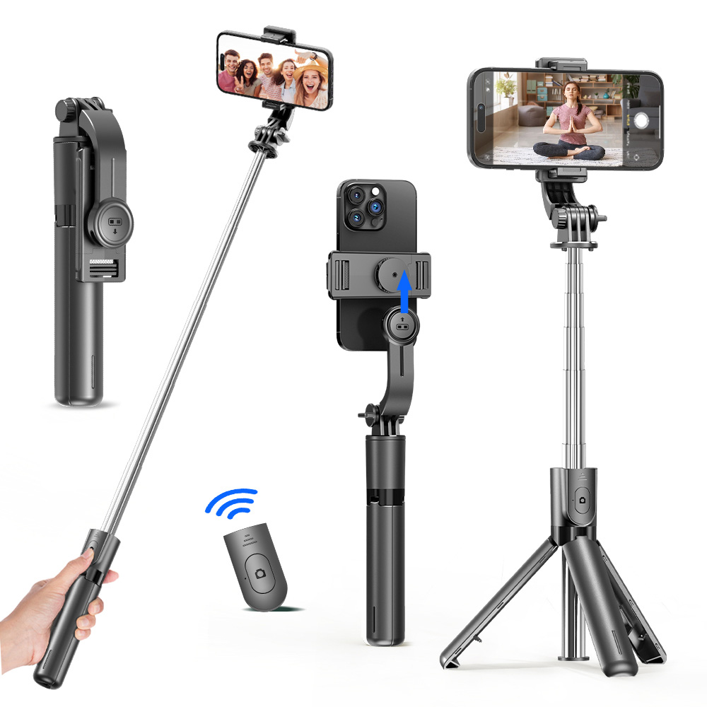 The Ultimate Selfie Stick Tripod, With Detachable Bluetooth Remote, Fill Light, 360 Rotation, And Extendable Pole selfie Stick Tripod no Bag