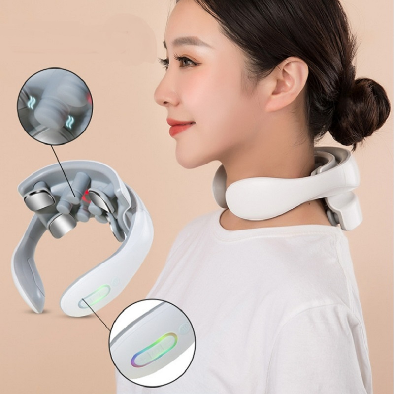 Portable Smart Neck Massager, Shoulder Neck Massage, Heating Vibrator, Cervical Vertebra Health Care, Relaxation Therapy Portable Smart Neck Massager, Shoulder Neck Massage, Heating Vibrator, Cervical Vertebra Health Care, Relaxation Therapy