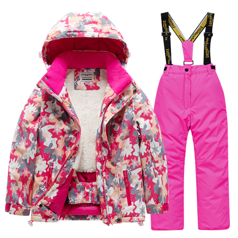 Professional Childrens Ski Suit Set, For Boys And Girls, Warm Parent Child Style For Small Children meihong meihong 10
