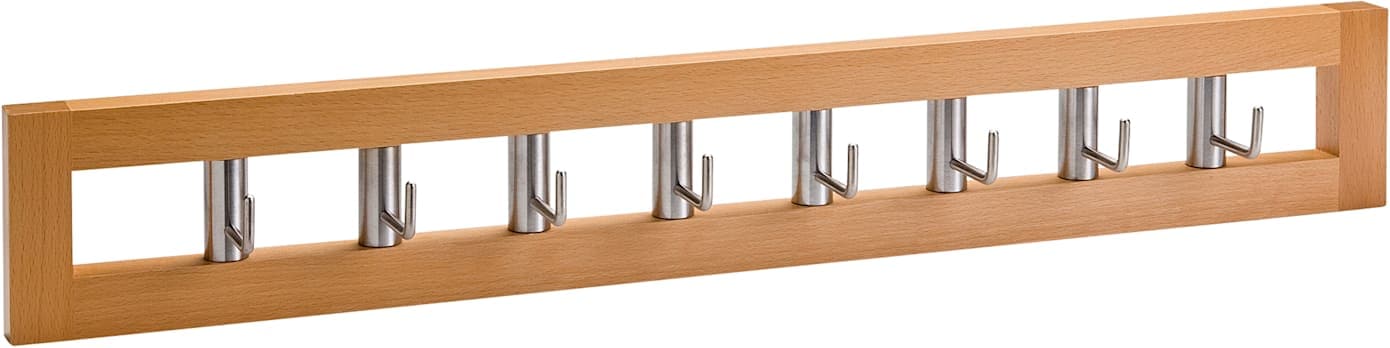 Garderobenleiste HEINE HOME, buche, B:75cm H:11cm T:2cm, Garderobenhalter