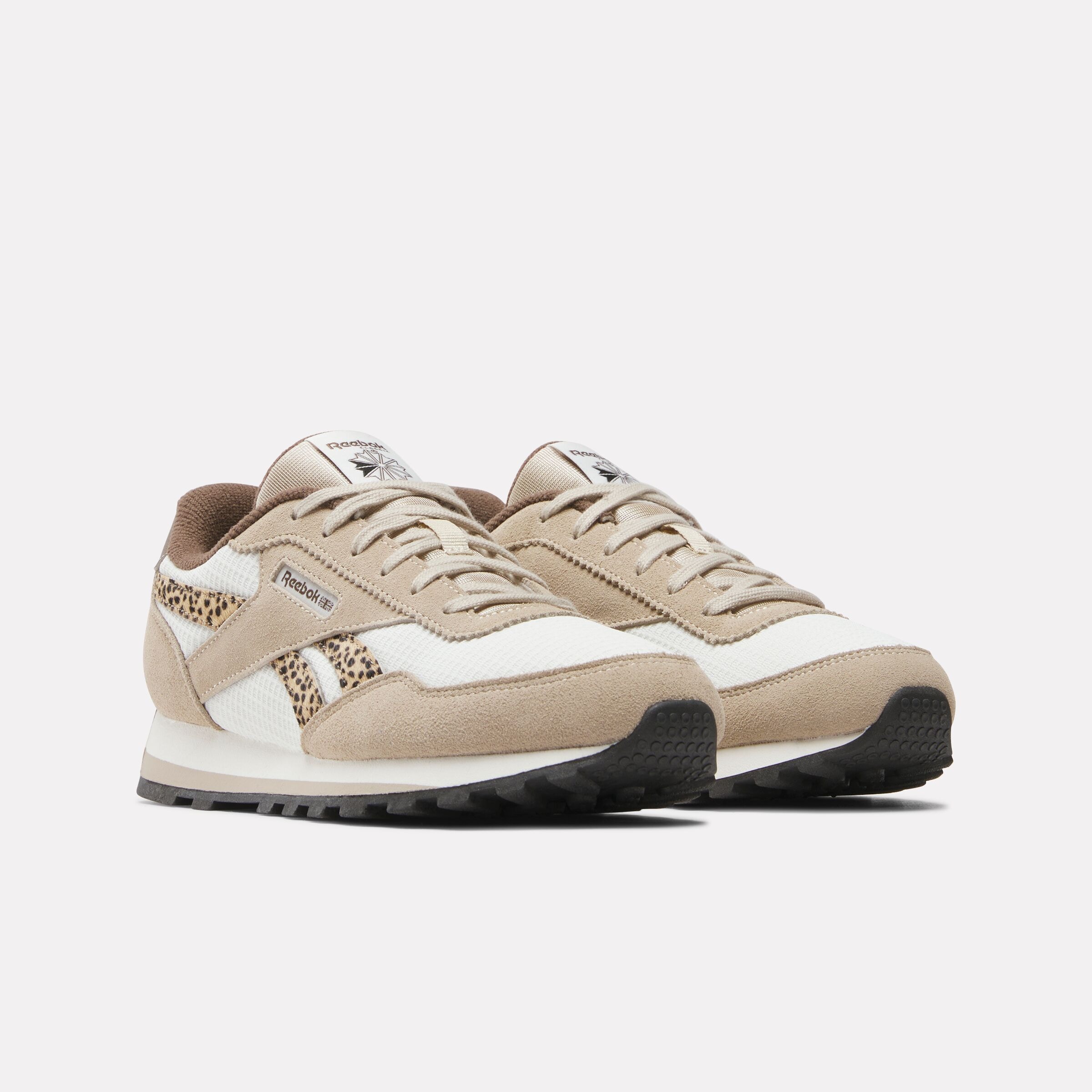 Sneaker REEBOK CLASSIC "CLASSIC AZ", Damen, Gr. 38, chalk, classic beige, trek grau, Leder, Synthetik, Textil, Schuhe Sneaker