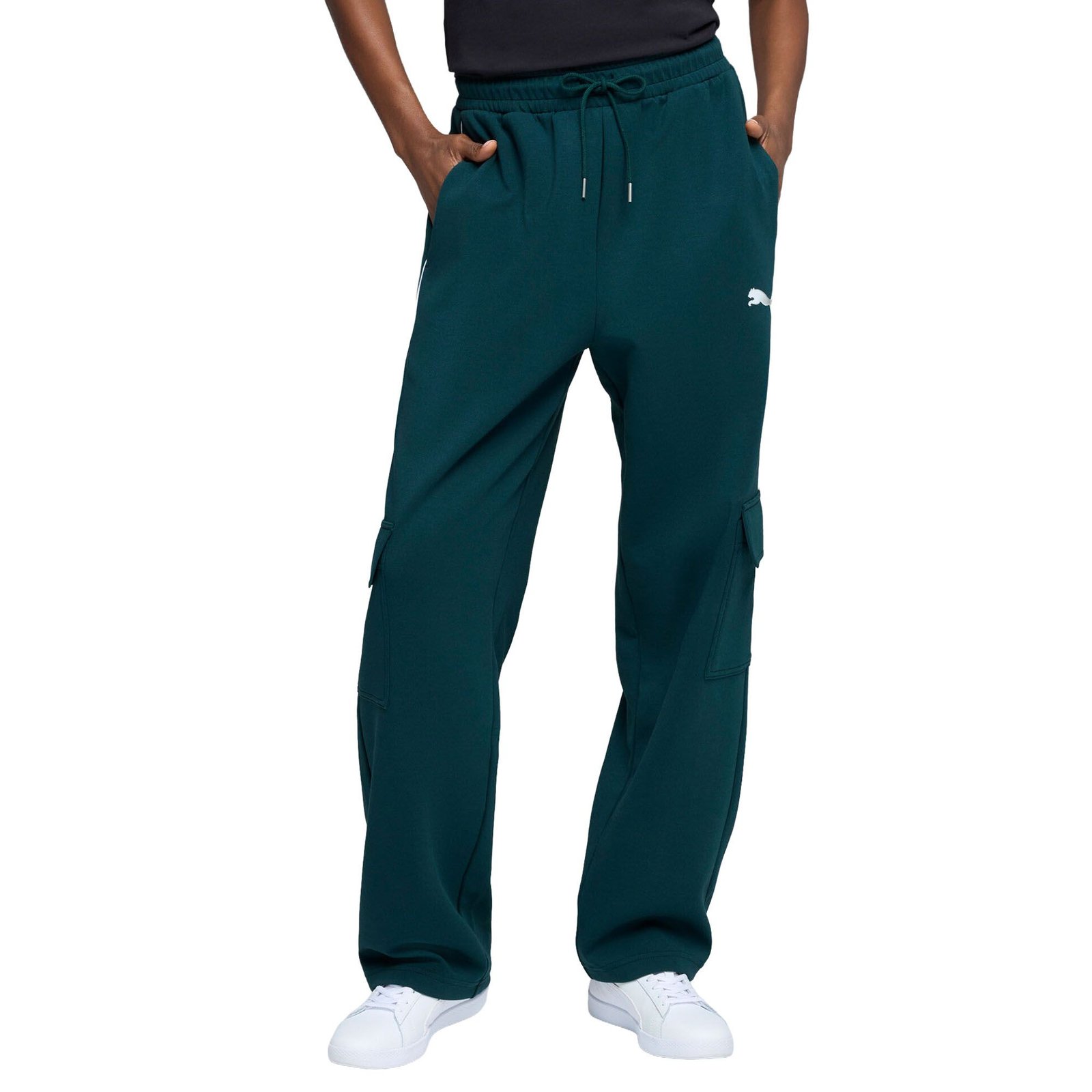 PUMA Men's Sport Relaxed Cargo Pant DK (Size XS) Green, Poly + Cotton