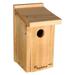 Audubon Cedar 13 in x 6 in x 7 in Birdhouse Wood in Brown | 13 H x 6.25 W x 6.75 D in | Wayfair WLLNABB