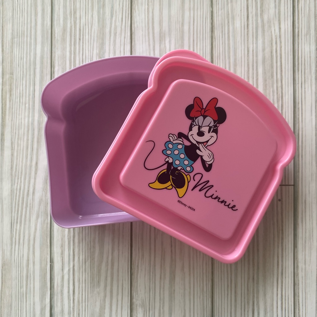 Disney Kitchen | 3/$10 Disney Minnie Mouse Sandwich Storage Container | Color: Pink/Purple | Size: Os