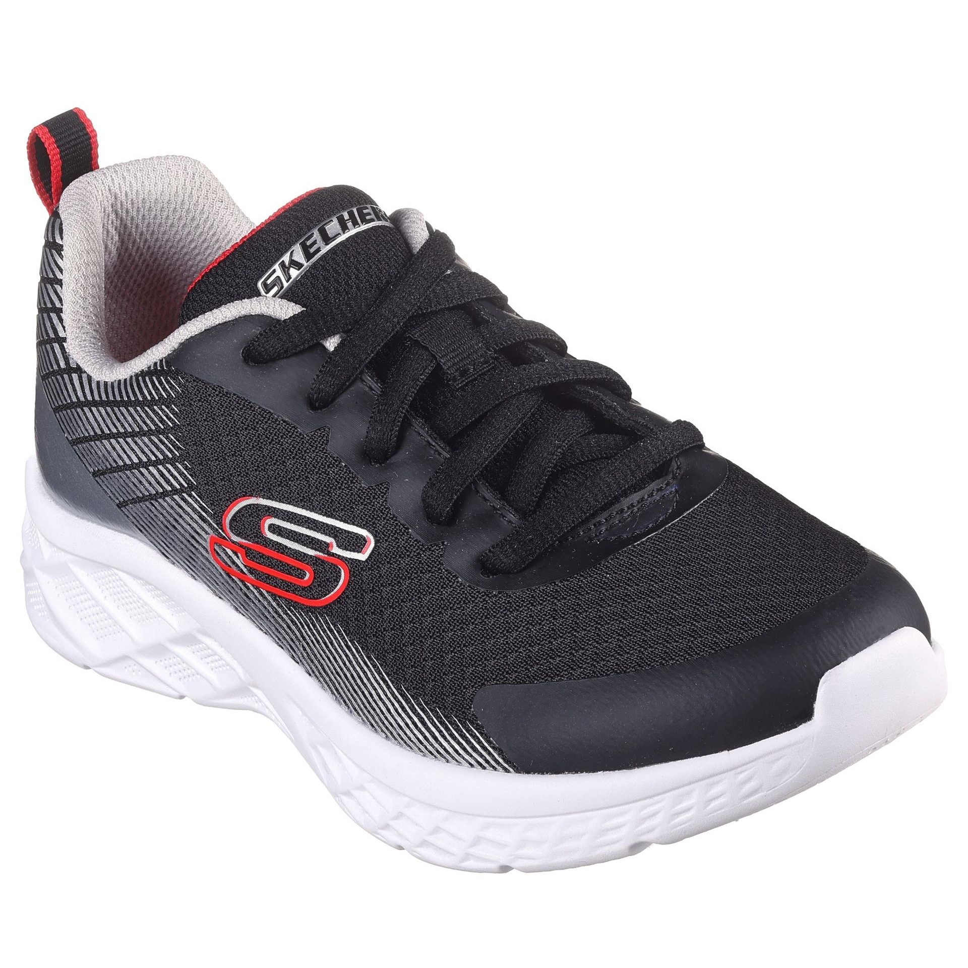 Skechers - Jungen Sneaker "Microspec II Vovrix" (Schwarz/Silber/Rot) Image