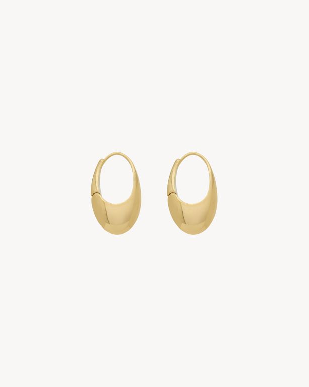 Saint Laone Sizerent Arty Earrings - White - Saint Laurent Earrings