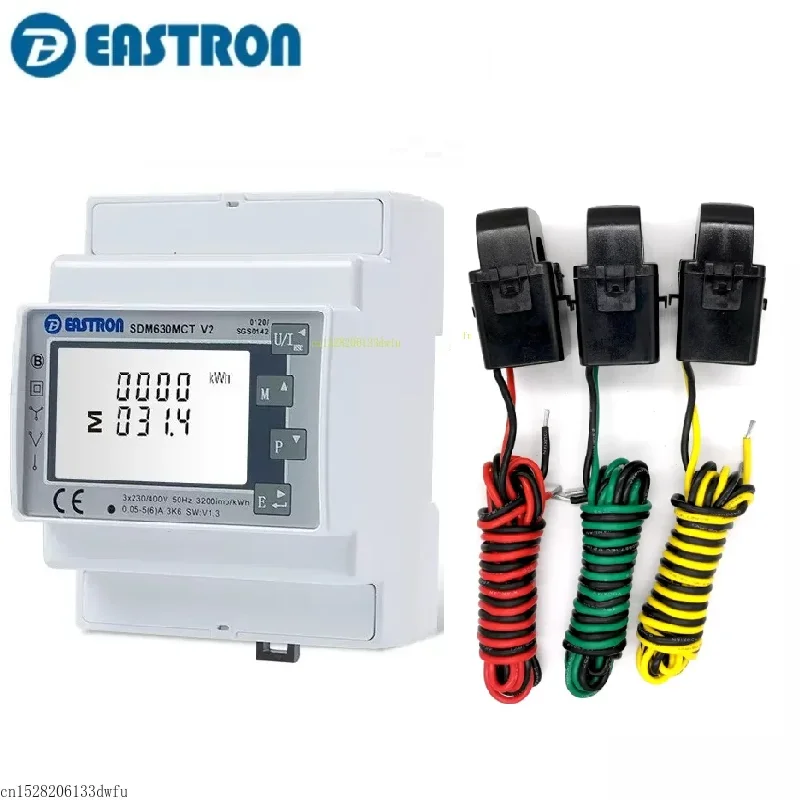 Eastron Für DEYE Growatt Solis Inverter Anti Backflow null-export Betrieb Meter DDSU666 DTSU666 SDM630MCT V2 SDM230 Gerät Image
