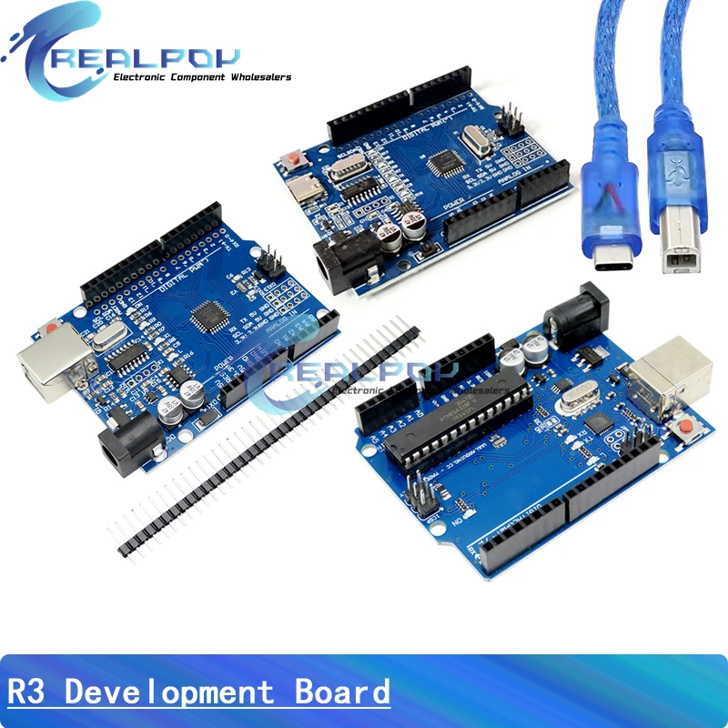 R3 CH340G + MEGA328P SMD Chip 16 MHz R3 Entwicklungsboard für R3 Entwicklungsboard USB-Kabel ATEGA328P ATMEGA16U2 Image