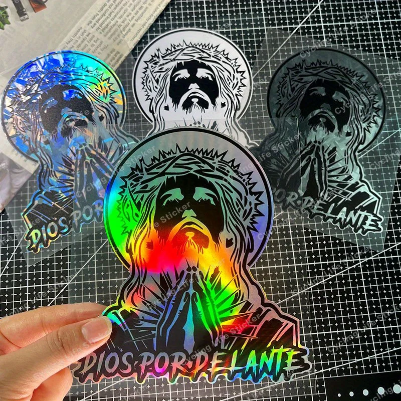 Jesus-Aufkleber / Gottes Sohn-Aufkleber / Christliches Kreuz / Glaube Vinyl / Motorrad-Auto wasserdicht / religiöse Dekoration Image