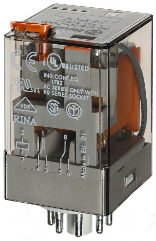 Finder Industrie-Steckrelais 60.12.8.024.0040 601280240040 Image