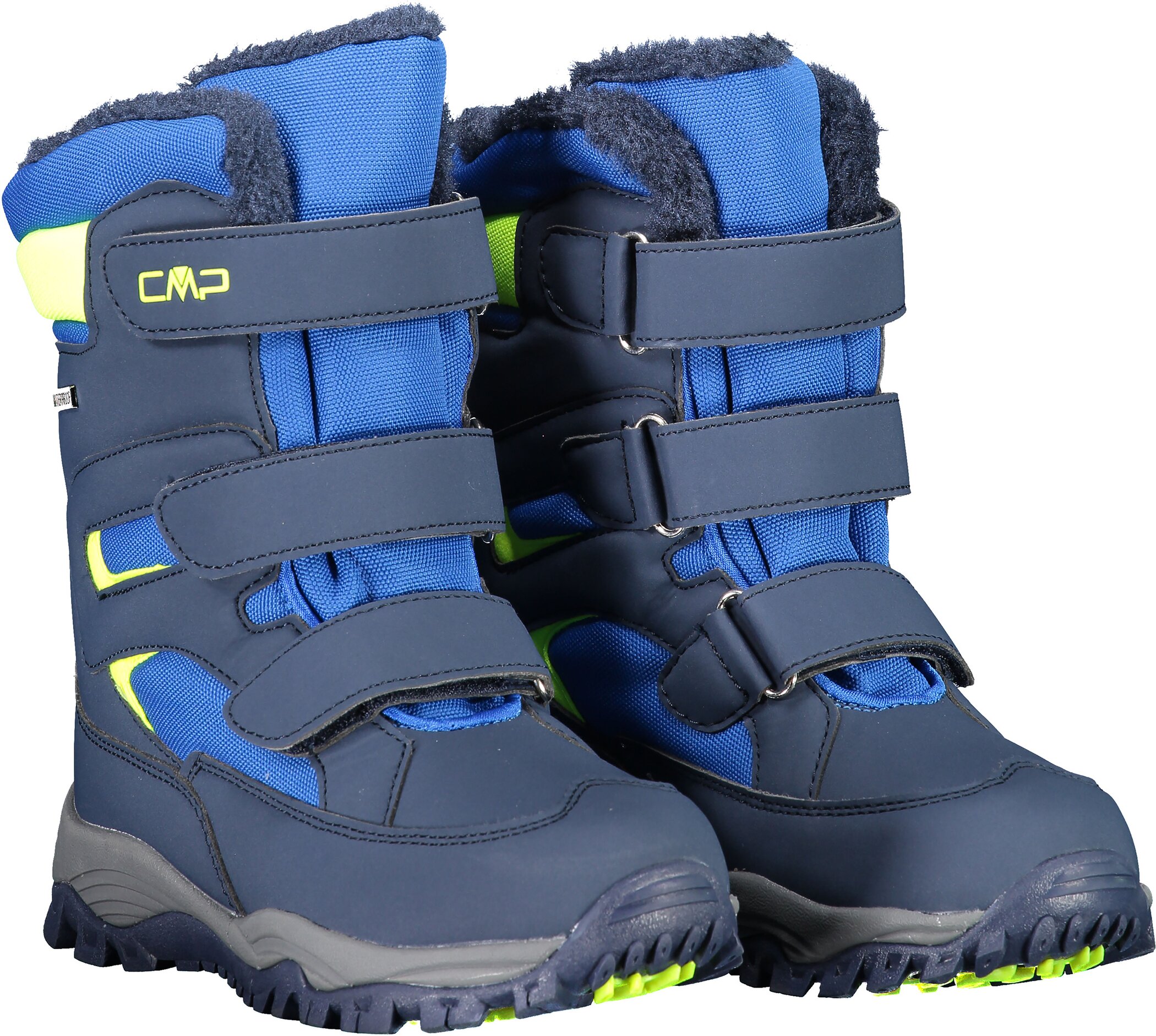 Winterboots CMP "KIDS HEXIS SNOW BOOT WP", Damen, Gr. 35, schwarz blau, Synthetik, Schuhe Winterboots, gefüttert,Snowboots, Winterstiefel, Winterschuhe
