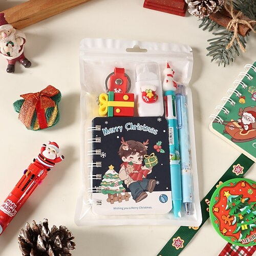 Weihnachtsschreibwarenset Schüler müssen Schreibwaren Grundschüler auszeichnen kleine Geschenke Weihnachtsgeschenke Image