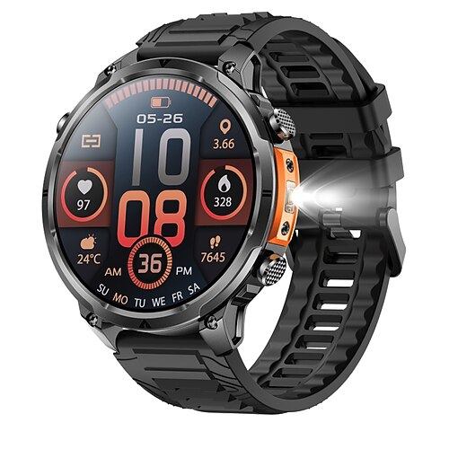 2025 neue Männer GPS Smartwatch 1,7 HD-Bildschirm Militärruf IP68 wasserdicht 100 Sportmodi Smart Watch mit 720 mAh großem Akku