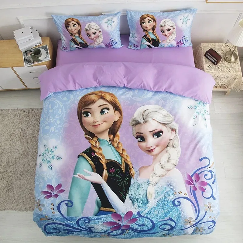 Ensembles de literie Disney la reine des neiges, ensemble de literie de Style princesse d